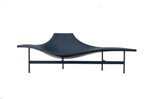 Chaise Longue Terminal 1 in pelle atracite (Offerta Expo) B&B Italia - 7