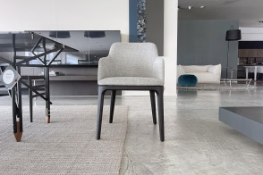 Sedia Grace in tessuto grigio (Offerta Expo) Poliform - 6 2