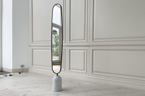 Specchio Ekero marmo bianco (Offerta Expo) Porada - 1 2