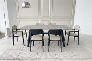 Curve Grey Marble Table (Expo Offer) Poliform - 7 2