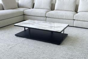 Creek White Marble Coffee Table (Expo Offer) Poliform - 6 2
