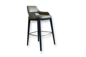 Sophie Light Green Leather Stool (Expo Offer) Poliform - 7