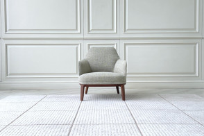 Poltrona Jane Large in tessuto tortora (Offerta Expo)  - 8 2