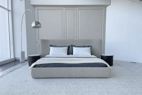 Rever Grey Fabric Bed (Expo Offer) Poliform - 7 2