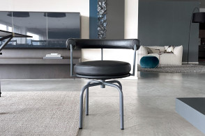 LC7 Anthracite Leather Chair (Expo Offer) Cassina - 7 2