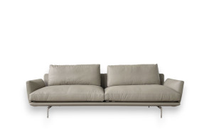 Divano Get Back in pelle tortora (Offerta Expo) Poltrona Frau - 6