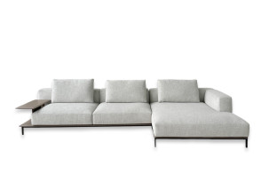 Divano Brera in tessuto tortora (Offerta Expo) Poliform - 9