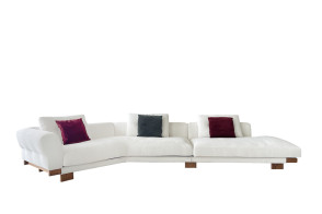 Divano Sengu Sofa in tessuto bianco (Offerta Expo) Cassina - 5