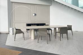 Monolith Travertine Table (Expo Offer) Poliform - 8 2