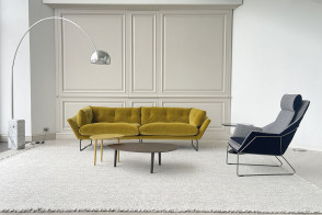 New York Suite Yellow Velvet Sofa (Expo Offer) Saba - 8 2