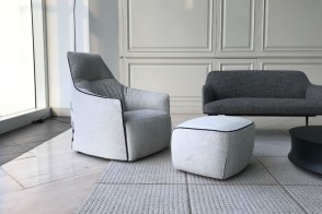 Santa Monica Lounge Armchair with Pouf (Expo Offer) 2
