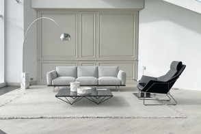 Divano Happy Jack in tessuto grigio chiaro (Offerta Expo) Poltrona Frau - 7 2