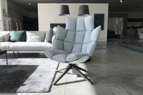 Poltrona Husk in tessuto grigio (Offerta Expo) B&B Italia - 5 2