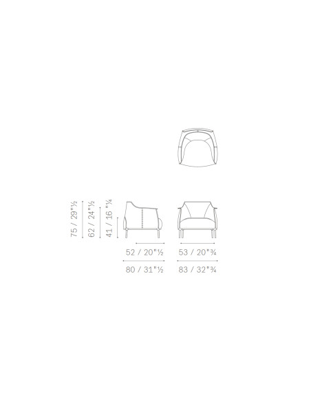 Archibald Fabric Armchair (Expo Offer)