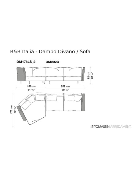 Divano Dambo (Offerta Expo) B&B Italia - 8