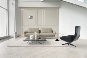 Get Back Dove Gray Leather Sofa (Expo Offer) Poltrona Frau - 6 2