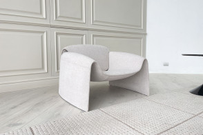 Le Club Sand Colored Armchair (Expo Offer) Poliform - 7 2