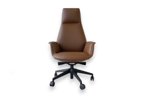 Poltrona Downtown in pelle cognac (Offerta Expo) Poltrona Frau - 6